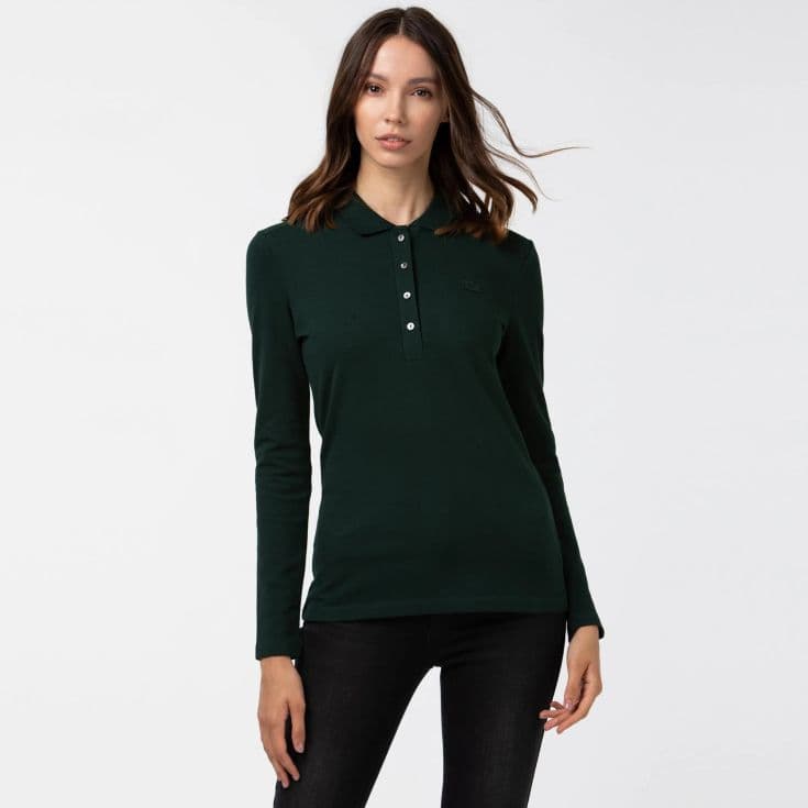 Женское поло Lacoste