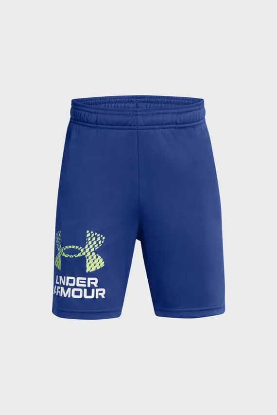 Детские синие шорты UA Tech Logo Shorts