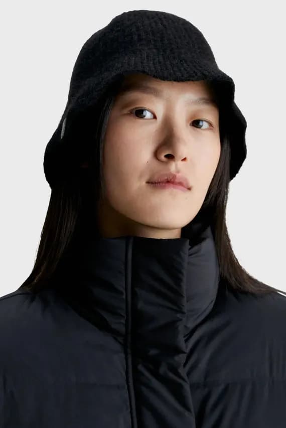 Шляпа WOVEN LABEL SOFT WOOL CLOCHE HAT