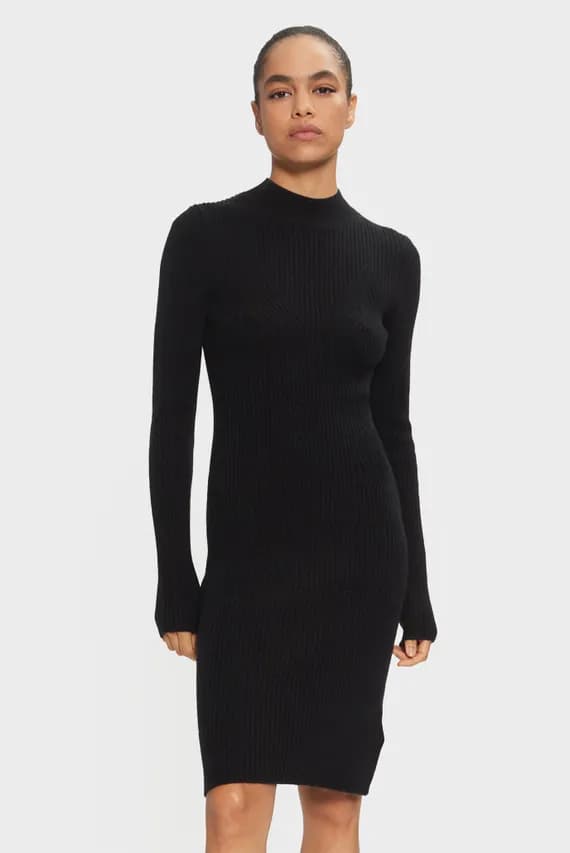 Платье RECYCLED WOOL KNEE DRESS