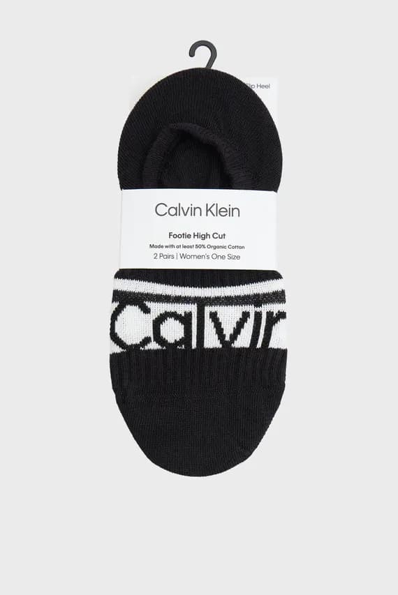 Следы CK WOMEN FOOTIE HC 2P LOGO STR