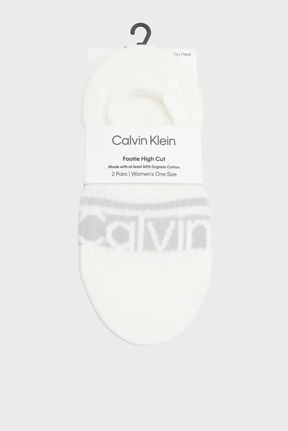 Следы CK WOMEN FOOTIE HC 2P LOGO STR