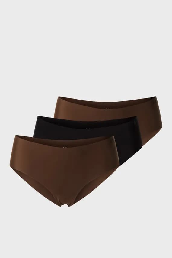 Трусы/UA PURE STRETCH NO SHOW HIPSTER-SOLID3PK