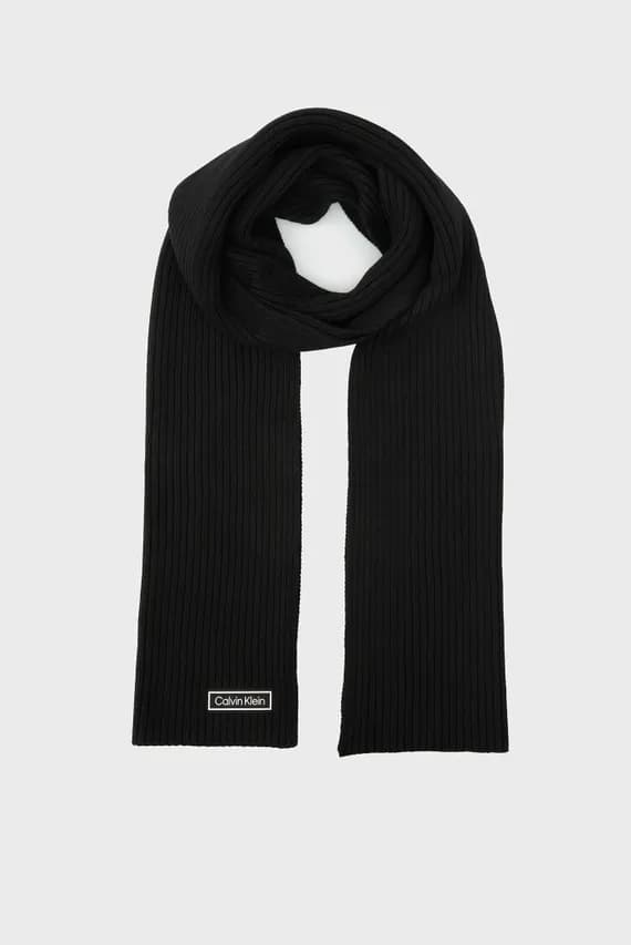 Шарф PATCH CHUNKY RIB COTTON SCARF