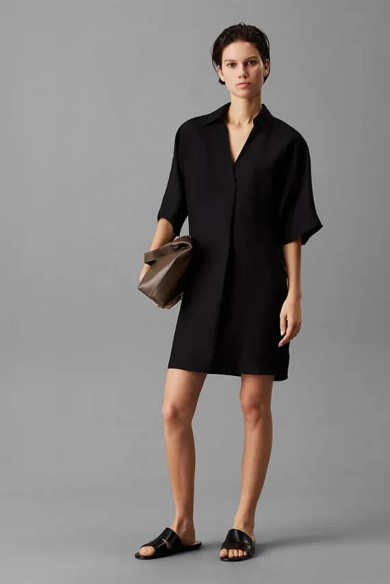 Платье LINEN BLEND HS SHIRT DRESS
