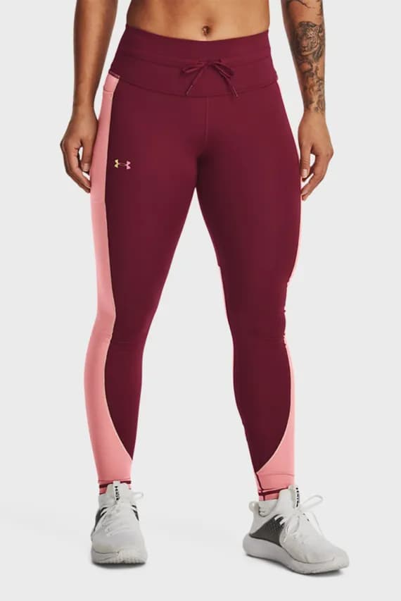 Женские бордовые тайтсы UA RUSH ™ CG Novelty Legging
