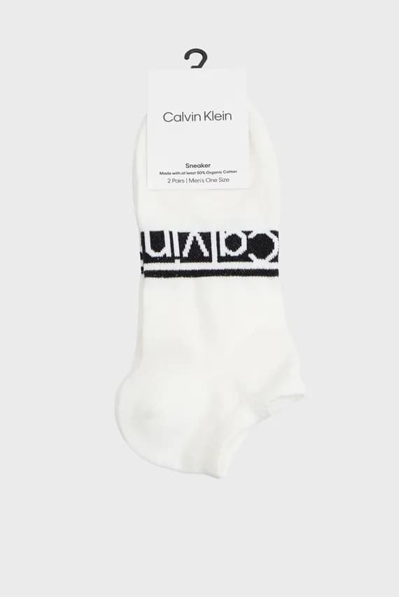 Носки CK MEN SNEAKER 2P LOGO STRIPE