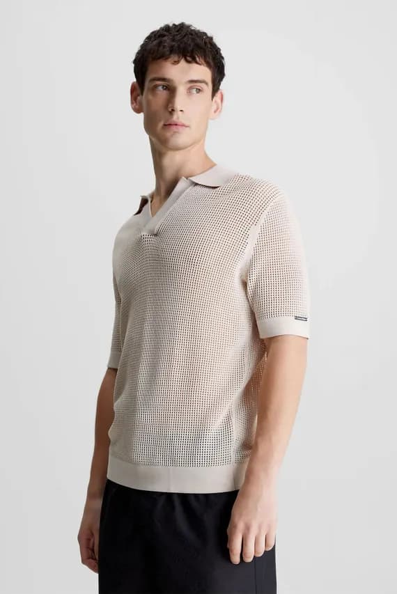 Поло OPEN KNIT POLO
