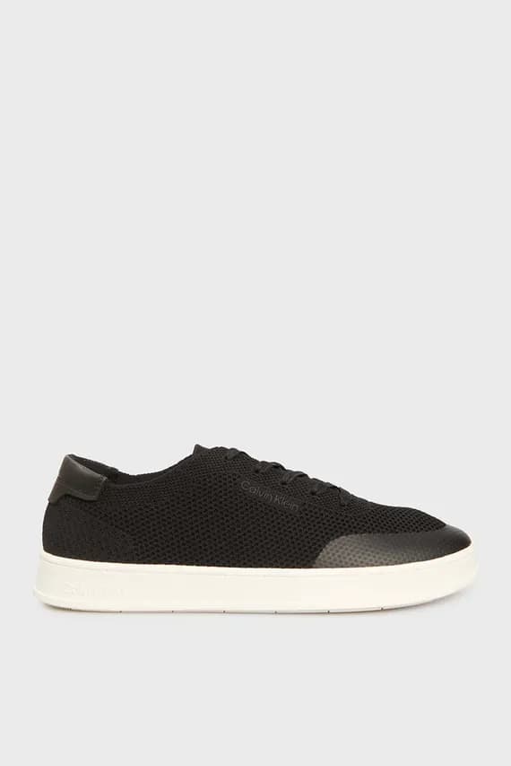 Мужские черные сникерсы LOW TOP LACE UP KNIT