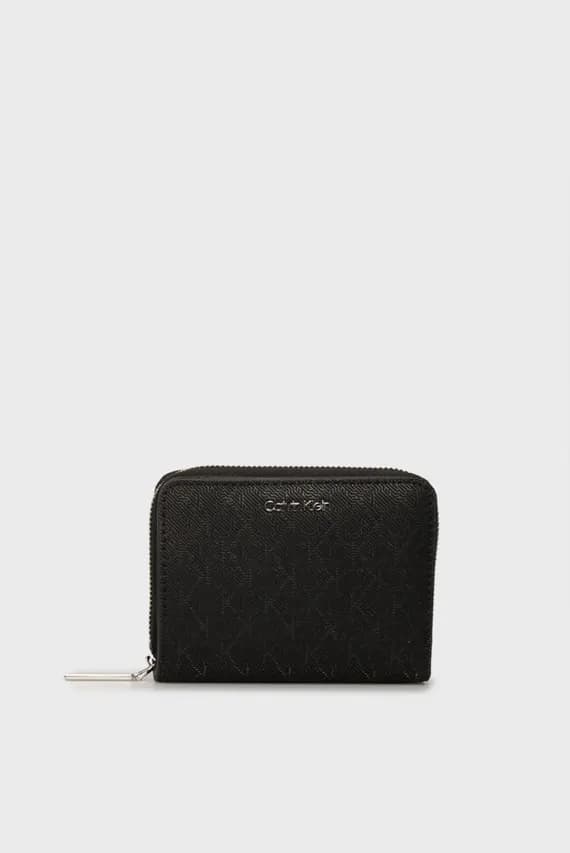 Кошелек/CK MUST AOP MD ZIP AROUND W FLAP