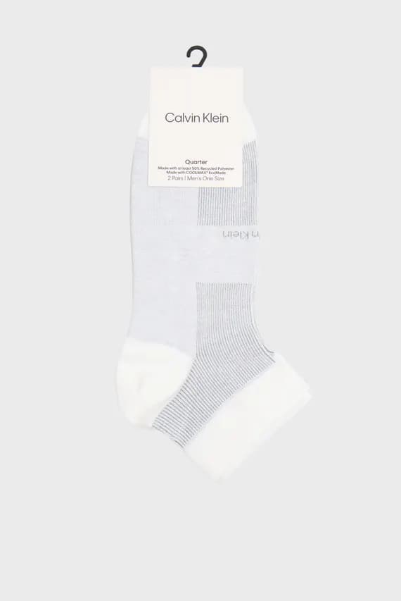 Носки CK MEN QUARTER 2P SUMMER RIB