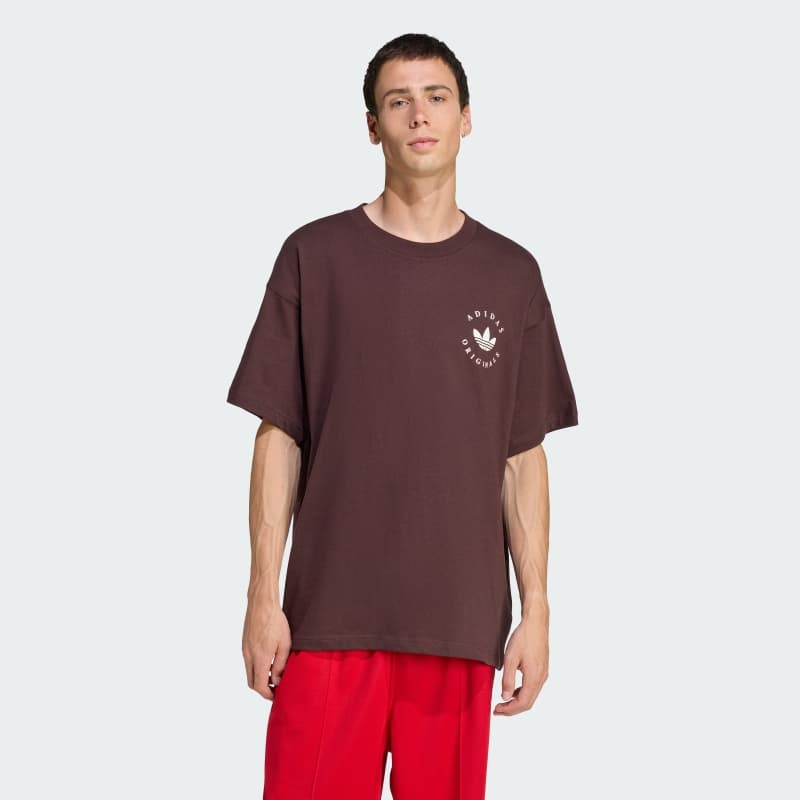 Футболка Curved adidas Trefoil Logo GFX