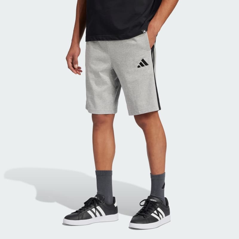 Шорты Essential 3-Stripes Single Jersey 10-Inch
