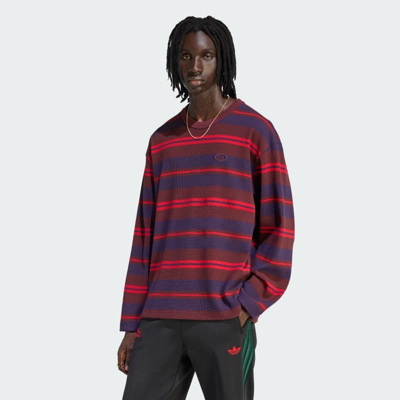 Лонгслив 90s ALTERNATIVE SPORT STRIPE WAFFLE