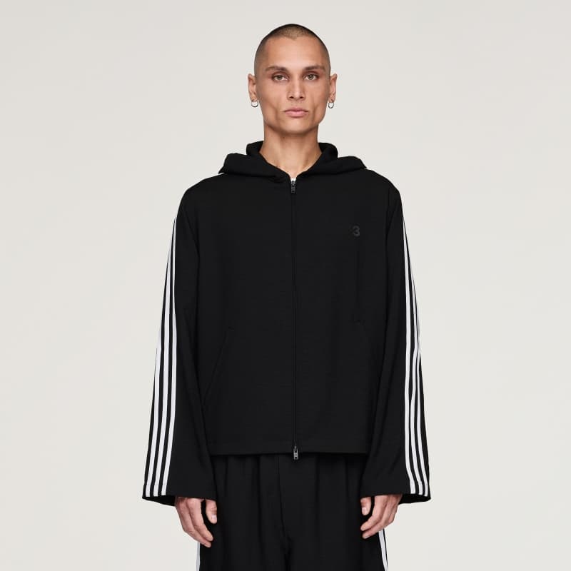 Спортивная кофта с капюшоном Y-3 Track Top 3-Stripes