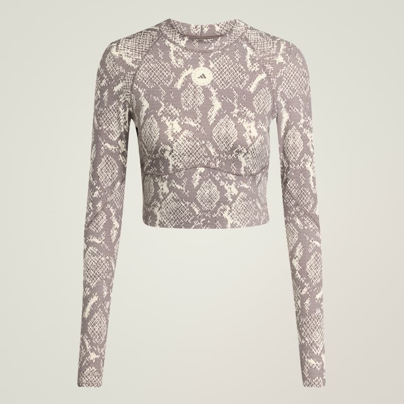 Лонгслив adidas By Stella McCartney Training Crop Printed