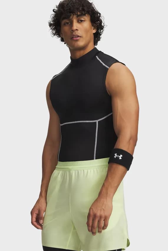 Майка UA HG Elite Sleeveless Mock-BLK