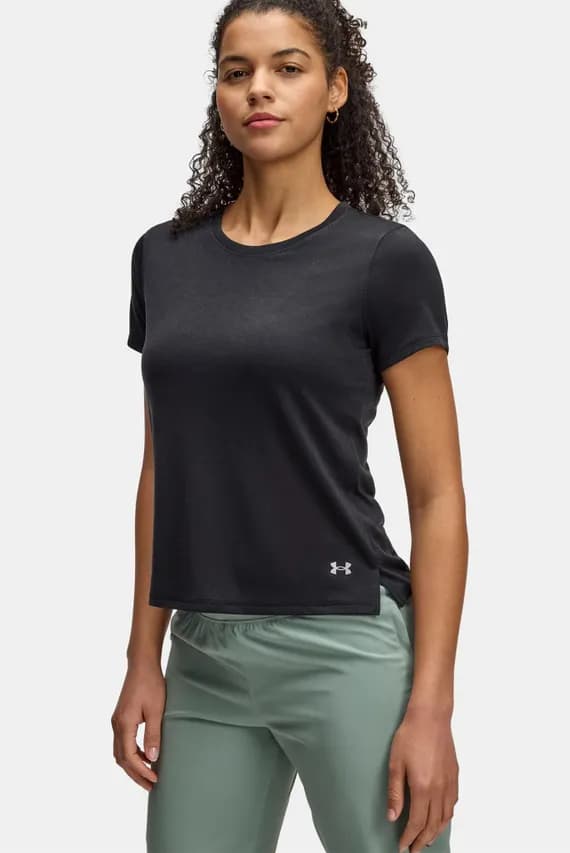 Футболка UA Launch Camo Shortsleeve-BLK