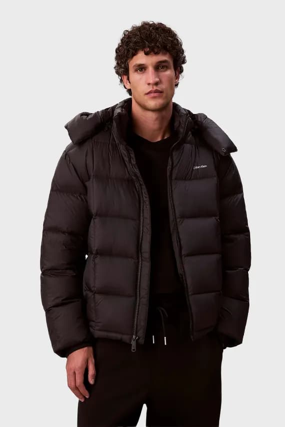 Куртка зимняя LS NYLON QUILTED DETACHABLE HOOD