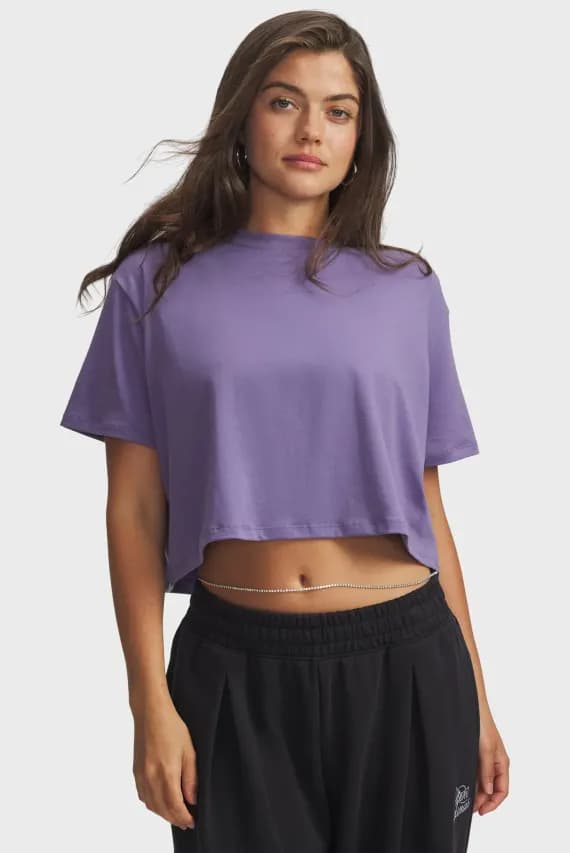 Футболка UA Rival Boxy Tee Solid-PPL