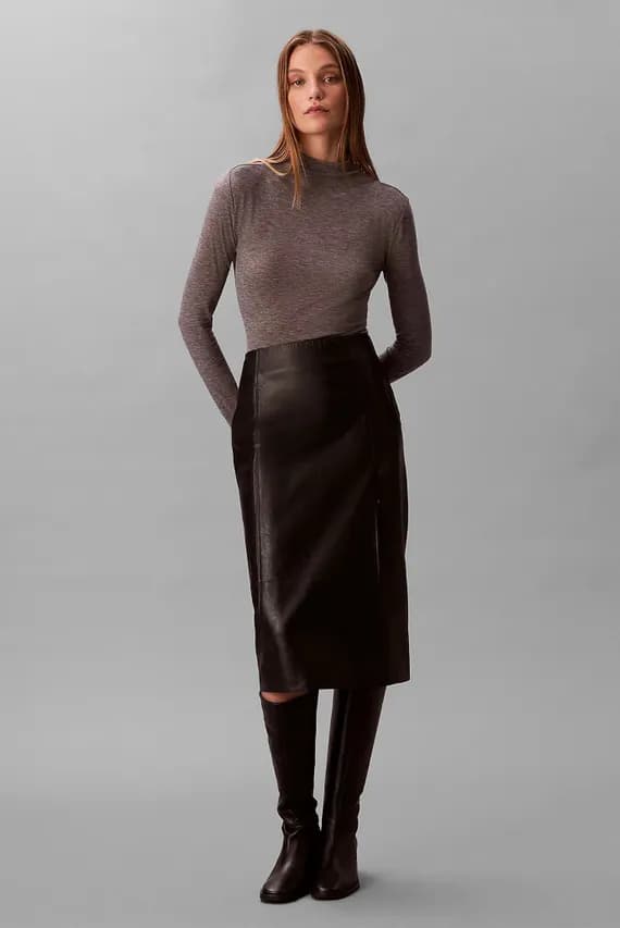 Гольф LS WOOL TENCEL MOCK NK TOP