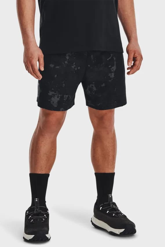 Мужские черные шорты UA Journey Terry Shorts