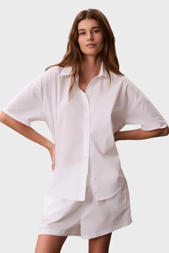 Ночная рубашка RELAXED POPLIN SS SHIRT