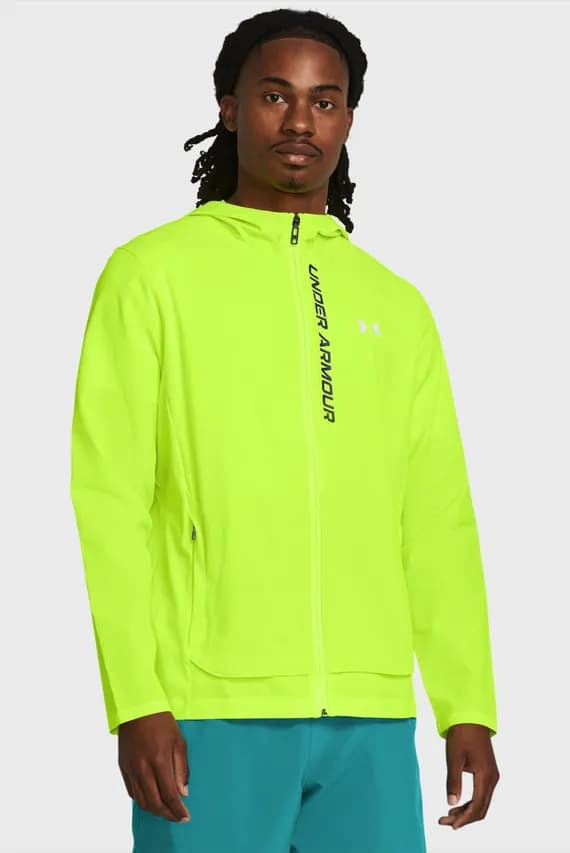 Мужская желтая ветровка OUTRUN THE STORM JACKET