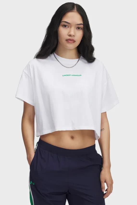 Футболка UA W VARSITY MIX HW SS CROP