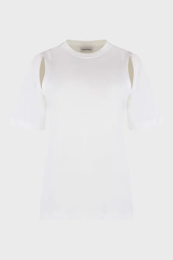 Женский белый топ REGULAR SHOULDER CUT OUT