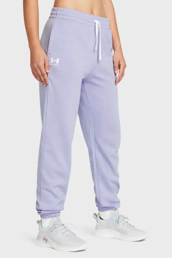 Женские сиреневые спортивные брюки UA Rival Terry Jogger