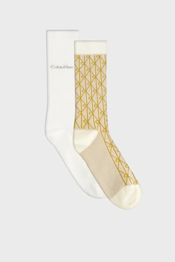 Носки CK MEN SOCK 2P EMBLEM AOP