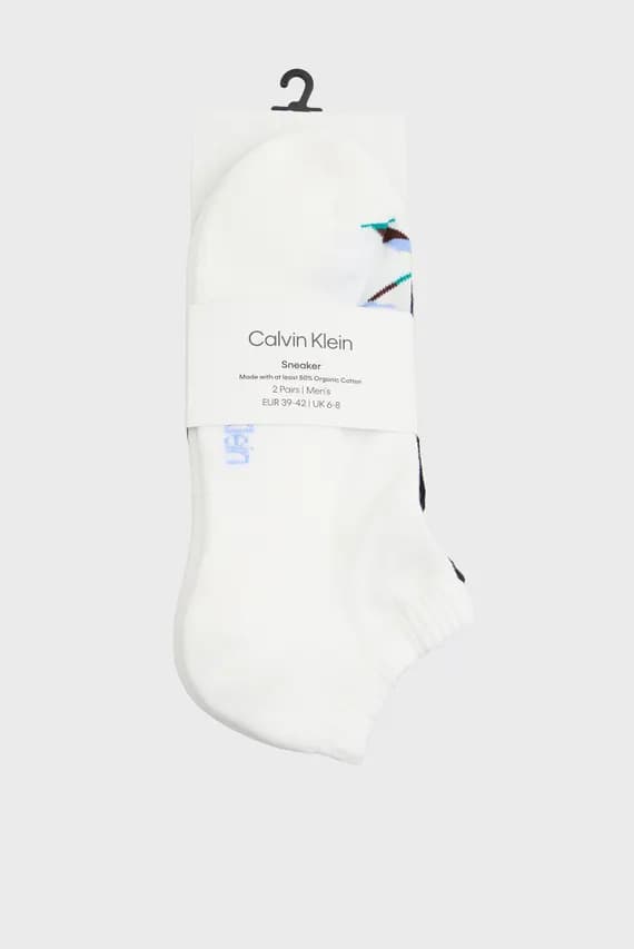 Носки CKJ MEN SNEAKER 2P MONOGRAM