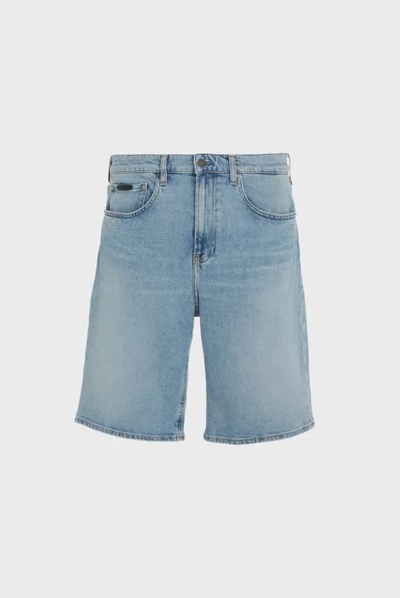 Мужские голубые джинсовые шорты RELAXED SHORT ICONIC