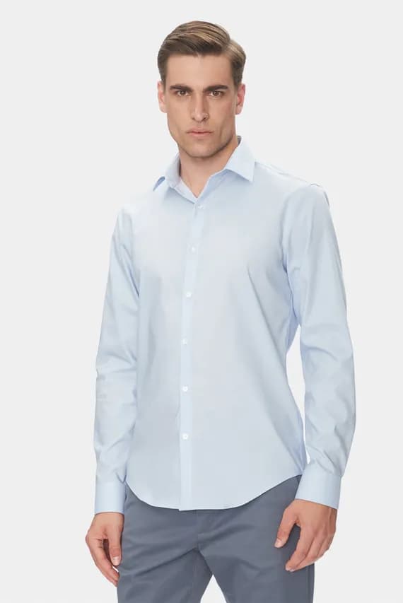 Рубашка SLIM STR COLLAR SLD