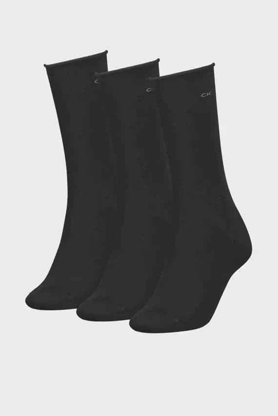 Носки CK WOMEN SOCK 3P ROLL TOP
