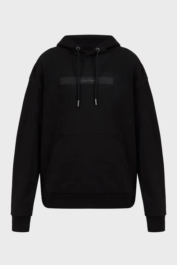 Мужское черное худи STRUCTURED EMBROIDERY