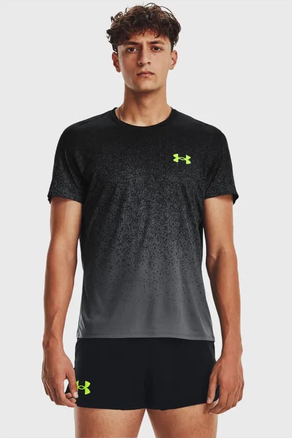 Мужская черная футболка UA RUSH CICADA SHORTSLEEVE