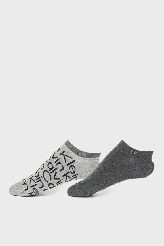 Носки CK MEN SNEAKER 2P ALL OVER PRINT