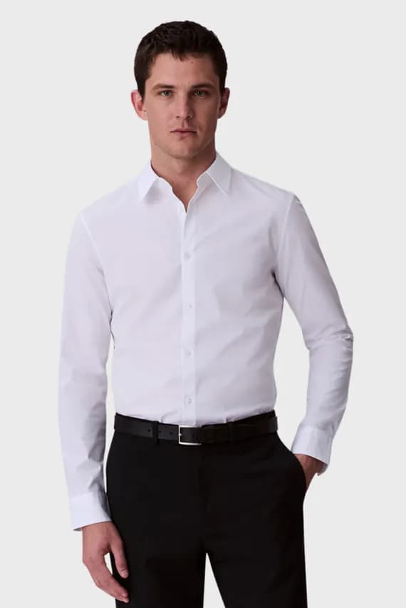 Рубашка LS SOLID SUPIMA STRETCH SLIM SHI