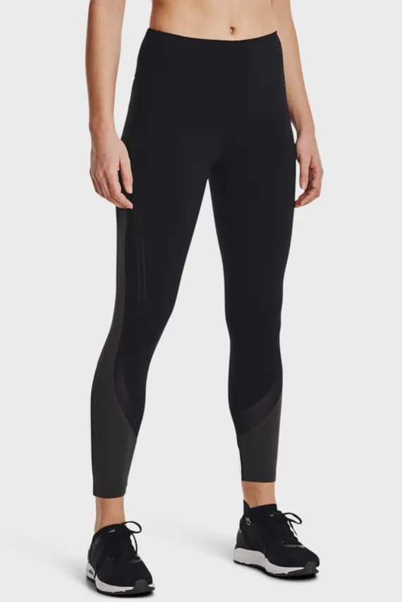 Женские черные тайтсы UA PaceHER Ankle Tight