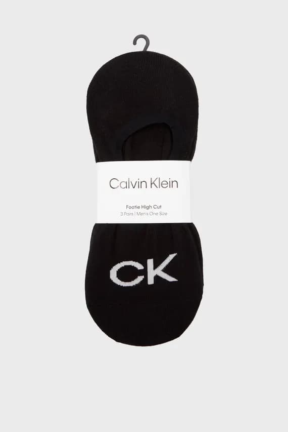 Следы CK MEN FOOTIE HIGH CUT 3P LOGO