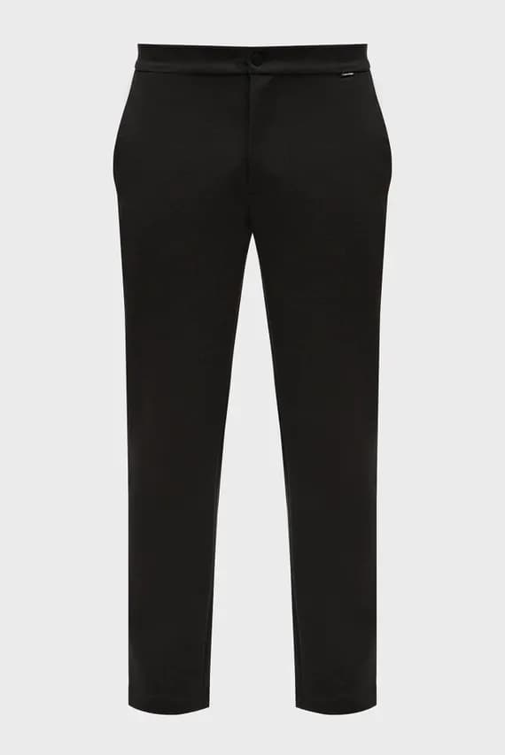 Мужские серые брюки COMFORT KNIT TAPERED