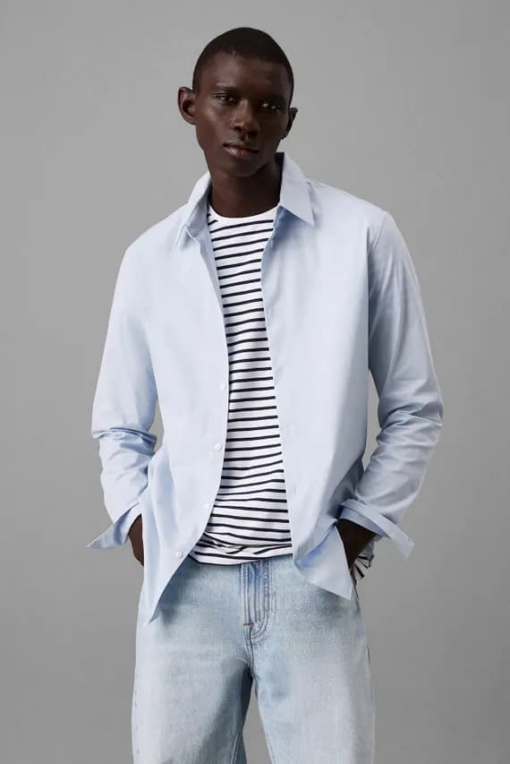 Рубашка LS SOLID STRETCH SLIM SHIRT