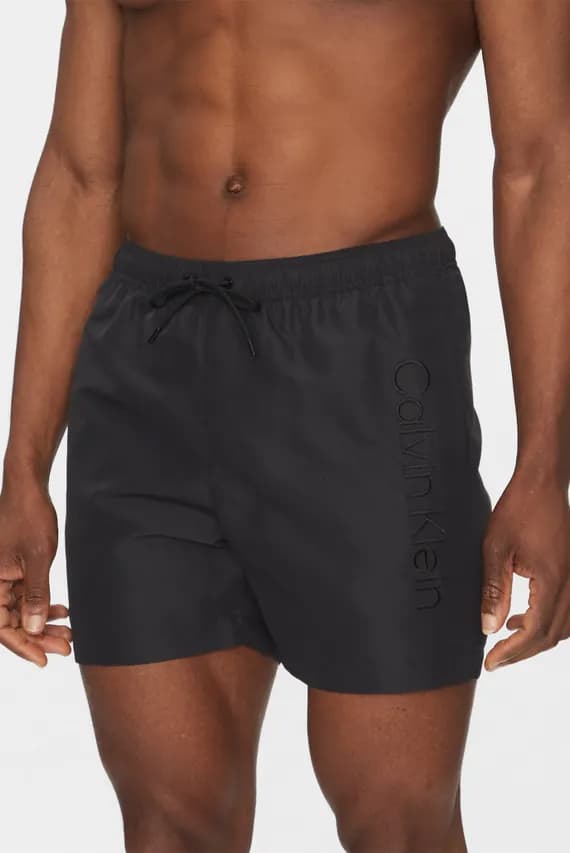 Мужские черные плавательные шорты MEDIUM DRAWSTRING